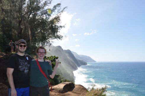 the napali coast - am and paul